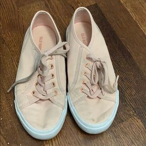 Old Navy Pink and Rose Gold Sneakers